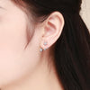 S925 Sterling Silver Star Earrings Simple Silver Earrings