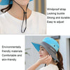 9002 Summer Women Outdoor Sun Hats Fisherman Hat With Ponytail Hole(Monochrome Adult Beige)