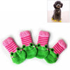 Anti-Slip Dog Socks, Small (Frog) - 4 Pack
