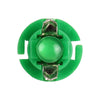 10 PCS B8.4 0.2W DC12V Wedge Instrument Panel COB LED Light Dashboard Gauge Cluster Indicator Lamp Bulb (Green Light)