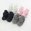 0-1 Year Old Spring and Autumn Knitted Baby Shoes Warm Toddler Cotton Shoes, Size:Inner Length 13cm(Blue Stars)