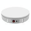 22cm Electric Rotating Display Stand Video Shooting Props Turntable, Load: 50kg, UK Plug (White)