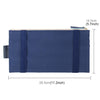 Multi-functional Auto Car Sun Visor Sunglass Holder Card Storage Holder Inner Pouch Bag(Dark Blue)