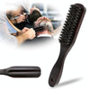 Wooden Handle Boar Brush Cleaning Hair Men Beard Brush Anti-static Barber Shop Hair Styling Comb Shaving Tools