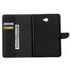 For Galaxy Tab A 10.1 (2016) / P580 Simple Style Horizontal Flip Leather Case with Holder & Card Slots & Wallet (Black)