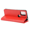 For Alcatel 3X 2020 R64 Texture Single Horizontal Flip Protective Case with Holder & Card Slots & Wallet& Photo Frame(Red)