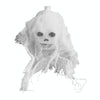 Halloween LED White Yarn Skull Ghost Festival Horror Atmosphere Decorative Lights, Style: 5m 20 Lights (White)