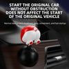 Car One Key Start Button Rocker Engine Start-Stop Joystick(Red)