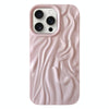 For iPhone 15 Pro Wrinkle Gradient Oily Feel TPU Phone Case(Pink)