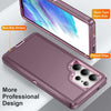For Samsung Galaxy S25 Ultra 5G Life Waterproof Rugged Phone Case(Purple + Pink)