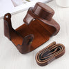 Full Body Camera PU Leather Case Bag with Strap for FUJIFILM X10 / X20(Coffee)