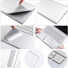 4 in 1 Notebook Shell Protective Film Sticker Set for Microsoft Surface Book 13.5 inch(Silver)