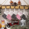 Mini Knitted Christmas Gift Socks Holiday Decorations(Green)