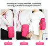 HAWEEL Mini Crossbody Vertical Zipper Pouch Phone Case Bag(Rose Red)