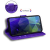 For Realme 13+ Global Tiger Embossing Pattern Flip Leather Phone Case(Purple)