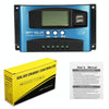 YCX-003 30-100A Solar Charging Controller with LED Screen & Dual USB Port Smart MPPT Charger, Model: 12/24/36/48/60V 100A