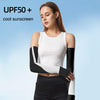 1 Pair Summer Sun Protection Extended Ice Sleeves UV Protection Arm Sleeves, Size: S(Blue+Purple)