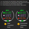 Morfayer YL-M05 4 In 1 Environmental Temperature Model 9-24V LED Night Vision Motorcycle Modification Instrument