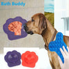 Silicone Pet Bath Lick Mat - Red - Slow Feeder - Suction Cup