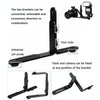NST-6494 Aluminum Alloy 1/4 inch Hot Shoe Adapter Camera Double L shape Camera Flash Bracket