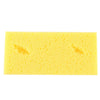 Car Care Wear-resistant Brown Soft Sponge Car Wash Cleaning Pad(Yellow)