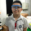 Large Frame Full Protection Outdoor Boy & Girl Sunglasses UV-proof Baby Sunglasses, Frame color: Green Frame Mercury Film