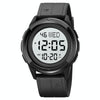 SKMEI 2047 Multifunctional Men 50M Waterproof Sports Digital Wrist Watch(Black+White)