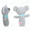 Baby Hand Rattles Toys Hand Grip Stick Newborn Soothing Toys,Style: Sleep Bear Blue Bibi Style