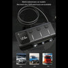 120W Digital Display Cigarette Lighter Car Fast Charging Charger(Black)