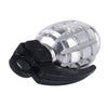 4 PCS Universal Grenade Shaped Bicycle Tire Valve Caps(Silver)