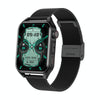 Ochstin 5HK28 1.78 inch Square Screen Steel Strap Smart Watch Supports Bluetooth Call Function/Blood Oxygen Monitoring(Black)