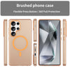 For Samsung Galaxy S25 Ultra MagSafe Frosted Translucent TPU + PC Full Coverage Phone Case(Orange)