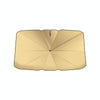 Car Windshield Titanium Sun Protection Heat Insulation Parasol(Small Gold 9958)