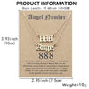 2 In 1 Angel Lucky Numbers Layered Necklace Set Women Collarbone Chain Jewelry, Style: Angel+2 Silver