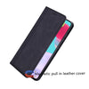 For Samsung Galaxy A03 Core Frosted Business Magnetic Flip Leather Phone Case(Black)