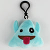 20 PCS Creative Plush Doll Mobile Pendants Gift Cartoon Cute Facial Expression Decorations Keychains with Hook