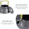 0.8L Portable Outdoor Mountaineering Picnic Aluminum Teapot Kettle Coffee Pot, Capacity: 0.8L