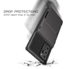 For Samsung Galaxy Note20 Ultra Scratch-Resistant Shockproof Heavy Duty Rugged Armor Protective Case with Card Slot(White)