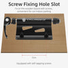 CYCLINGBOX BG-0171 Bike Aluminum Portable Quick-Removal Front Fork Fixed Frame Rear Hanging Frame Car Top Fixture Equipment(Black)