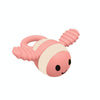 Bee Shaped Teether Teething Stick Baby Anti-Snacking Toys, Color: Pink Printing