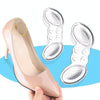 5 Pairs Soft And Abrasion-Resistant GEL Heel Stickers High-Heeled Laces Sticky Invisible Transparent Anti-Drop Heel Stickers(Thick Section-Transparent)