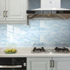 4 PCS  Crystal Film Wall Tile Sticker Imitation Marble Pattern Wall Sticker(DLS026)