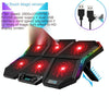 COOLCOLD RGB Notebook Radiator Six Fan Adjustable Laptop Cooling Base 5V Touch 12 Symphony Version