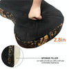 Camouflage Shaped Portable Camping Thickened Cushion, Size: 40x29x7cm(Black)
