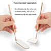 Stainless Steel Rotating Extension Eyelash Inspection Mirror, Style: Square (Gold)