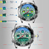 STRYVE S8023 Sports Watch Nights Light Waterproof Timing Alarm Men Watch(Blue)