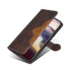 For Alcatel Axel / Lumos Skin Feel Straw Hat Magnetic Buckle Leather Phone Case(Brown)