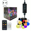 G40 Bulb Bluetooth Smart RGB String Lights Outdoor Decoration, Spec: 10m 50 LEDs-EU Plug