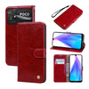 For Xiaomi Poco C40 Oil Wax Texture Leather Phone Case(Red)
