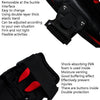 SULAITE Motorcycle Outdoor Riding Anti-Fall Protective Gear Knee Pads(Black Red)